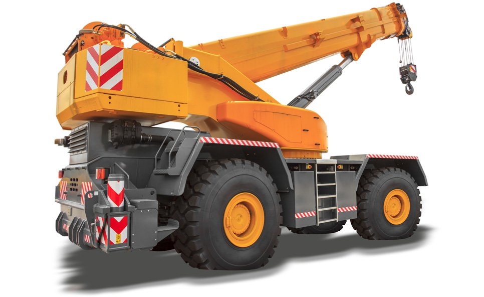 Mobile crane on-site performing a lift in the Illawarra region